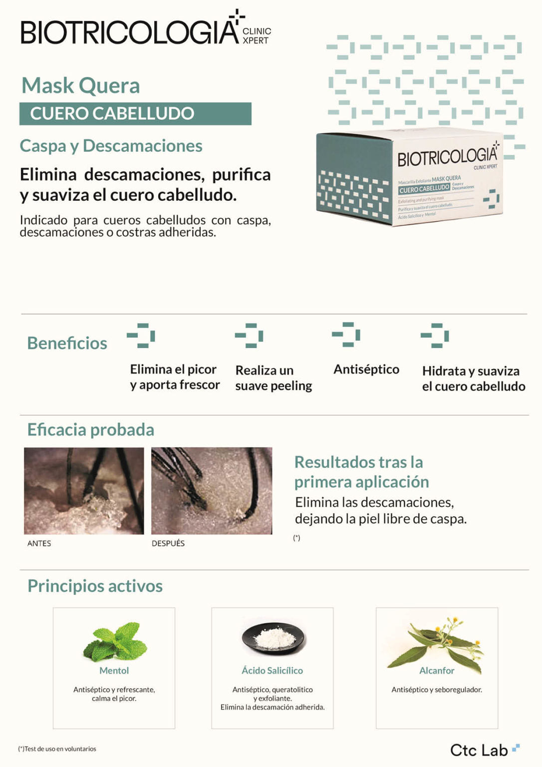 BIOTRICOLOGIA Mask Quera Exfoliaçao 200ML