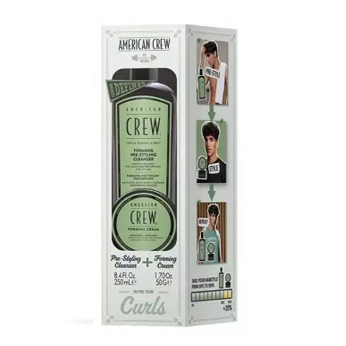 AMERICAN CREW DUO CHAMPÔ FORMING PRE-STYLING CLEANSER 250ML + FORMING CREAM 50gr