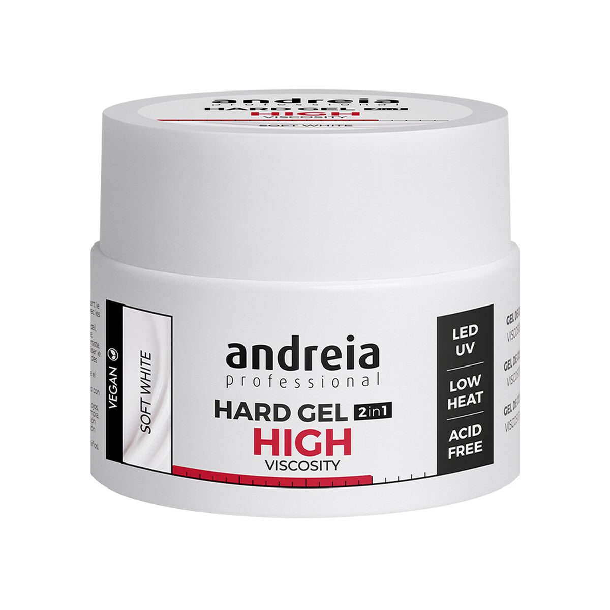 ANDREIA Hard Gel High Viscosity SOFT WHITE 200gr